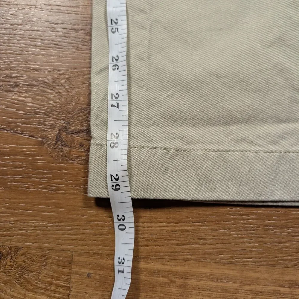 J.Crew 770 Broken In Chino Pants Mens 32x30 Beige Slim Straight Twill Casual